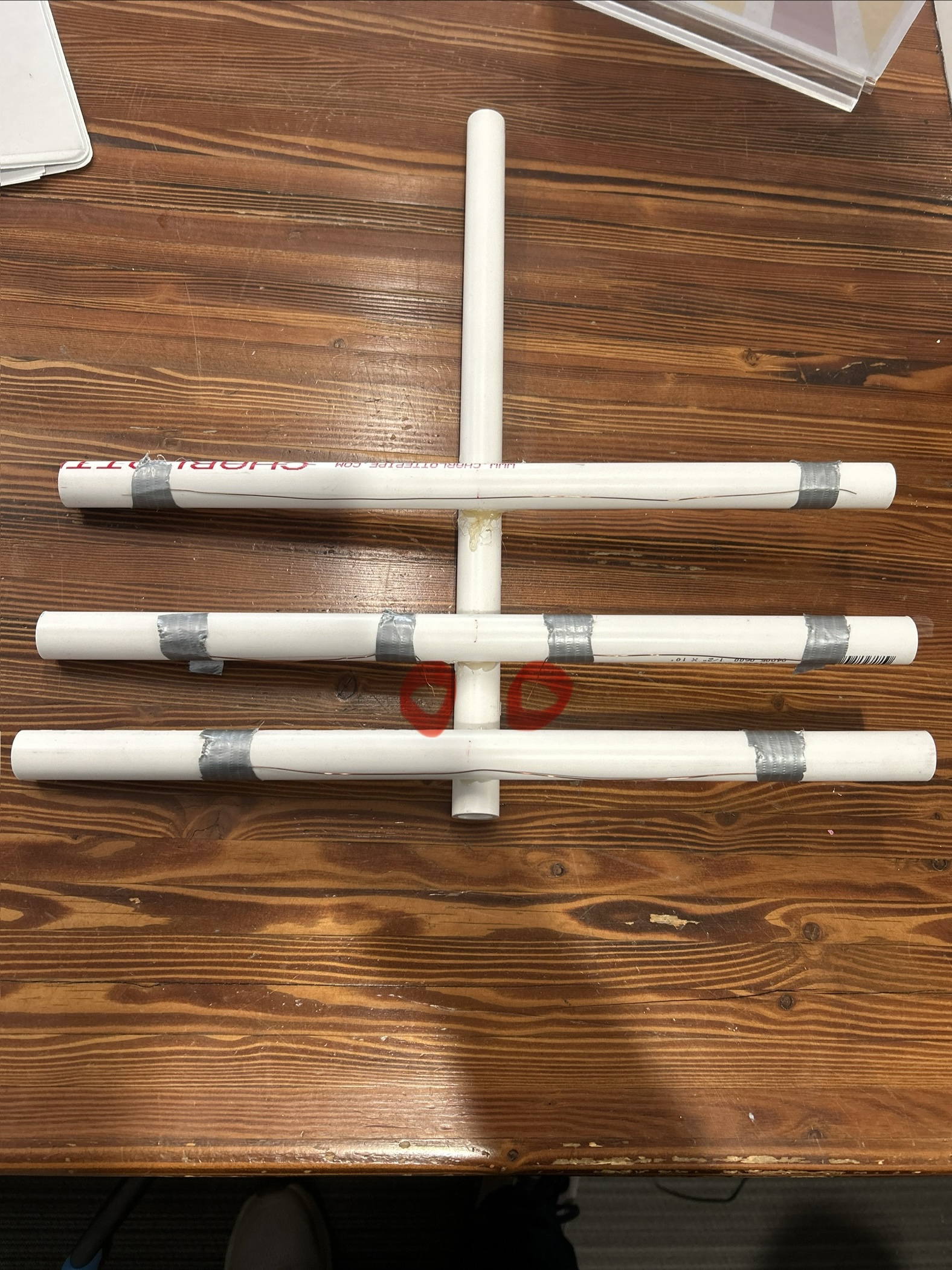 finished yagi antenna build